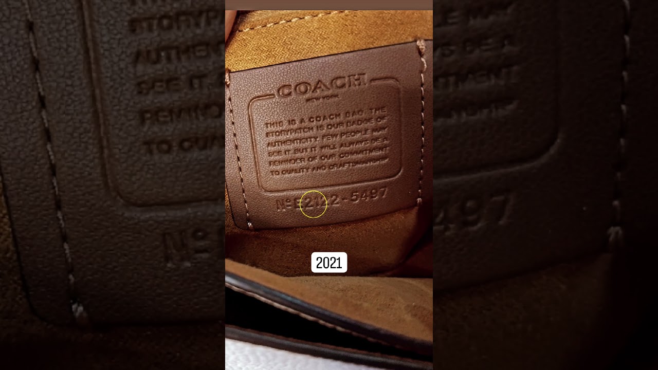 Coach bag codes meaning. Fake or real? @glovehandsreviewbrands #coach #coachbag #coachbags