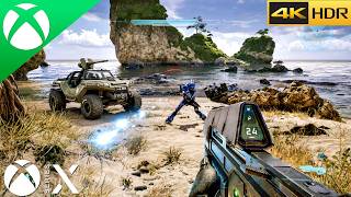HALO CAMPAIGN EVOLVED LOOKS ABSOLUTELY INSANE ON XBOX SERIES X UNREAL ENGINE 5 GAMEPLAY 4K 60 FPS
