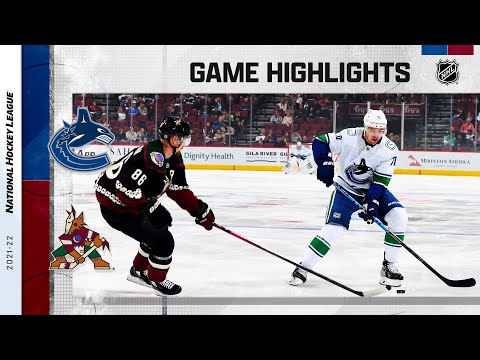 Canucks @ Coyotes 4/7 | NHL Highlights 2022