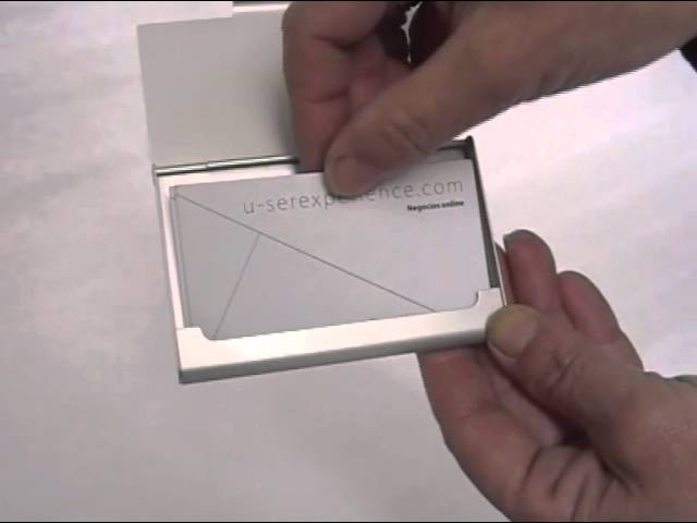 Vídeo relacionado con SIVENKE Tarjetero para 240 tarjetas, organizador de tarjetas de crédito o de visita, Negro , 19 x 11 x 2cm