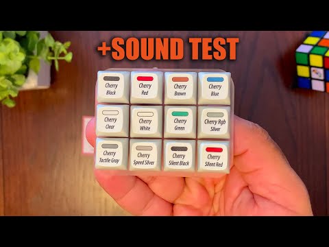 Which Cherry MX Switch is Best?  + Sound Test (Cherry MX Brown, Silent Red, Blue and more!!!)