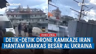 Menegangkan Detik detik Kedatangan Drone Kamikaze Rusia Shahid buatan Iran di Mabes AL Ukraina Mp4 3GP & Mp3