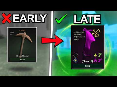 The ULTIMATE WEAPON PROGRESSION GUIDE in The Forge Roblox