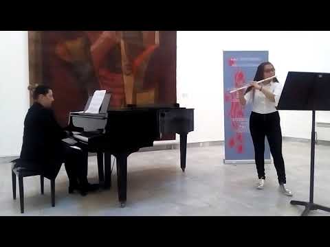 Magdalena Aleksovska, flaute second place on International music festival Polihimnia
