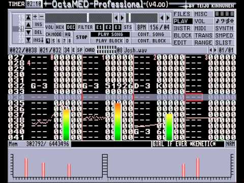 Amiga production trick: ADRDesign VS Kinetic - Girl If Ever (+Urban Shakedown ST-XX disks)