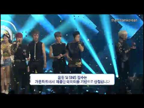 130804 Today's Winner is BEAST @ Inkigayo