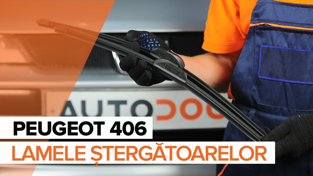 Cum să schimbați: stergatoare parbriz din față la Peugeot 406 sedan | Ghid de înlocuire