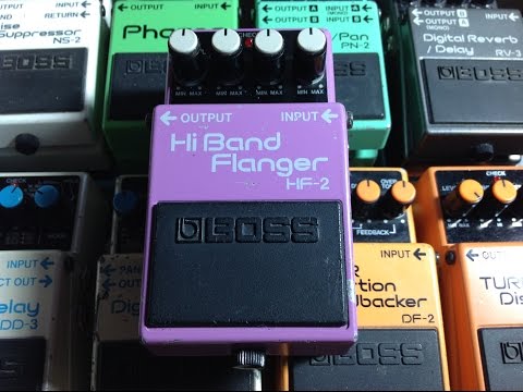 Boss Pedal Review 16: HF-2 Hi Band Flanger