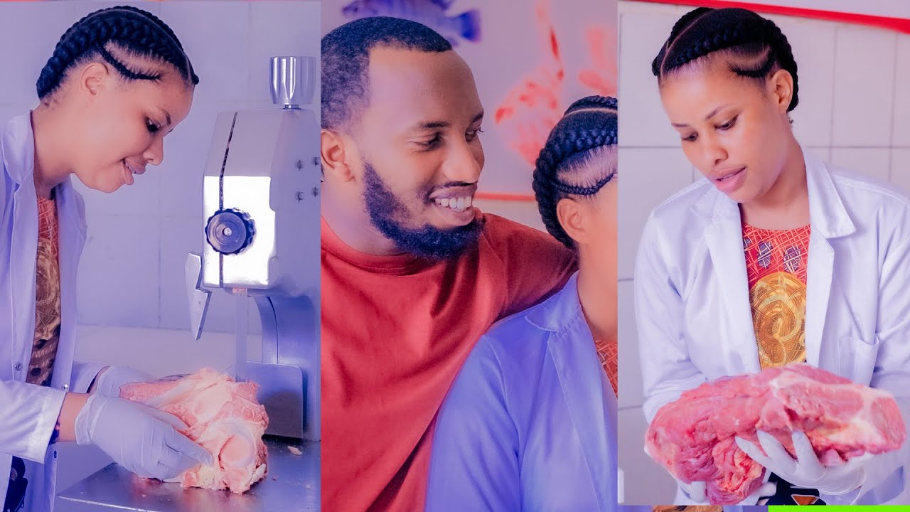 Bigoranye tuvumbuye umukobwa mwiza ubaga inka n'ihene |Zaba amuteye imitoma