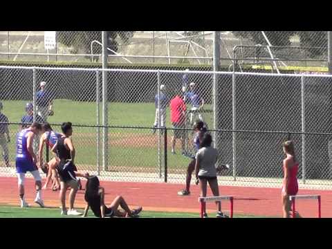VarG 4x100m vs HB 4-16-15 - Los Alamitos Girls