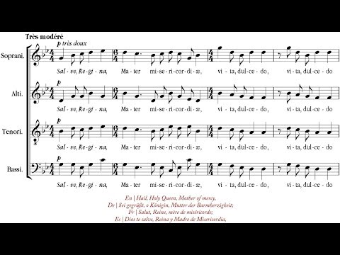 Poulenc | Salve Regina [FP 110, á 4; Swedish Chamber Choir]