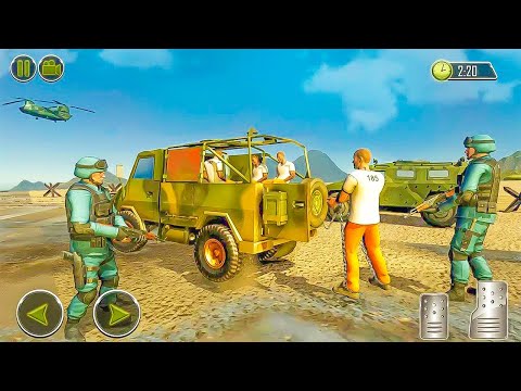 OffRoad US Army Helicopter । Prisoner Transport । Android Gameplay