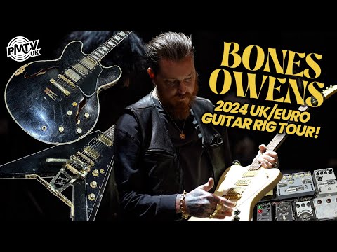 Bones Owens Gear Rundown! - The Incredible Guitars, Pedals & Amps Of His 2024 Euro Rig!