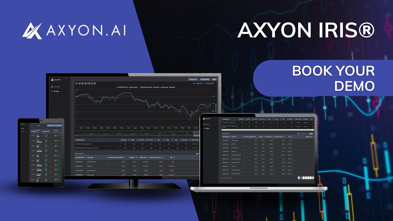 Axyon AI is a Fintech on a mission to bring AI-powered predictive value to investment management.