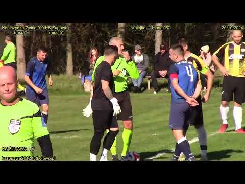 Skrót meczu: Koniczynka Ocice - KS Żupawa (20.10.2024) Klasa "B"