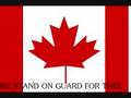 Canada’s anthem with lyrics