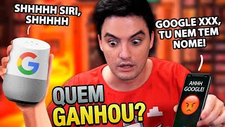 NOVA BATALHA! SIRI vs. GOOGLE HOME! QUEM GANHOU?