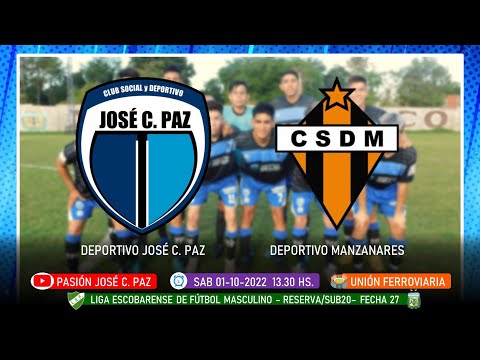 [Sub20] José C. Paz vs Manzanares // PASIÓN JOSÉ C. PAZ