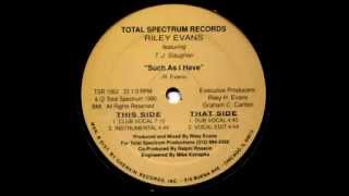 Riley Evans - Such As I have (Club Vocal)