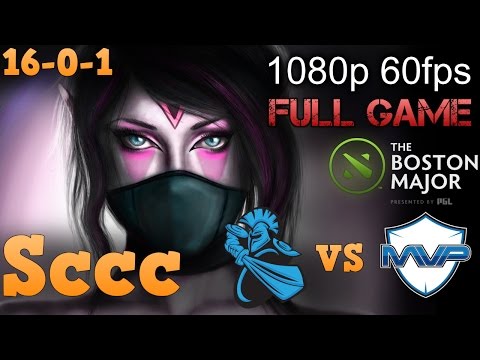 Sccc plays Templar Assassin: MVP Phoenix vs Newbee The Boston Major 2016. Full game.