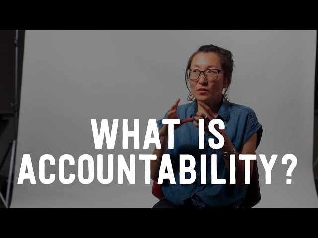 Videouttalande av accountability Engelska