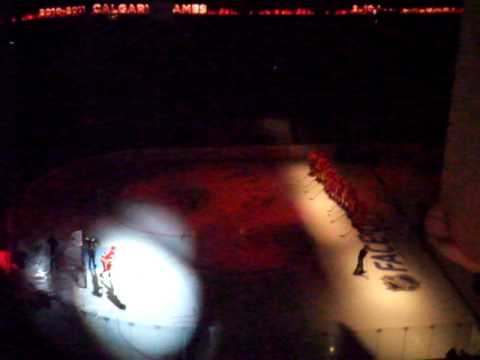 Calgary Flames Home opening Game 2010-2011 (ceremony)