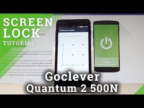 How to Screen Lock on Goclever Quantum 2 500N - Pattern & Password |HardReset.Info
