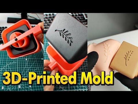 From 3D-Print to Concrete - DIY Silicone Mold Making Process