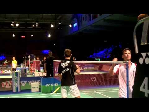 Fladberg won his first match