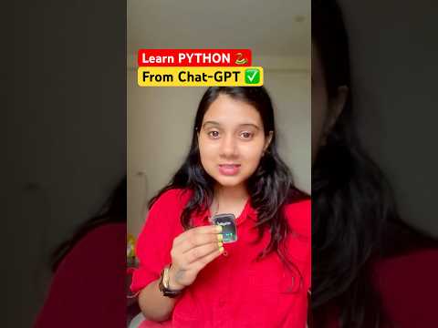 Learn Python for Data Analysis 🔥 using ChatGPT Free 🤫 #dataanlysis #freecourse #python #chatgpt