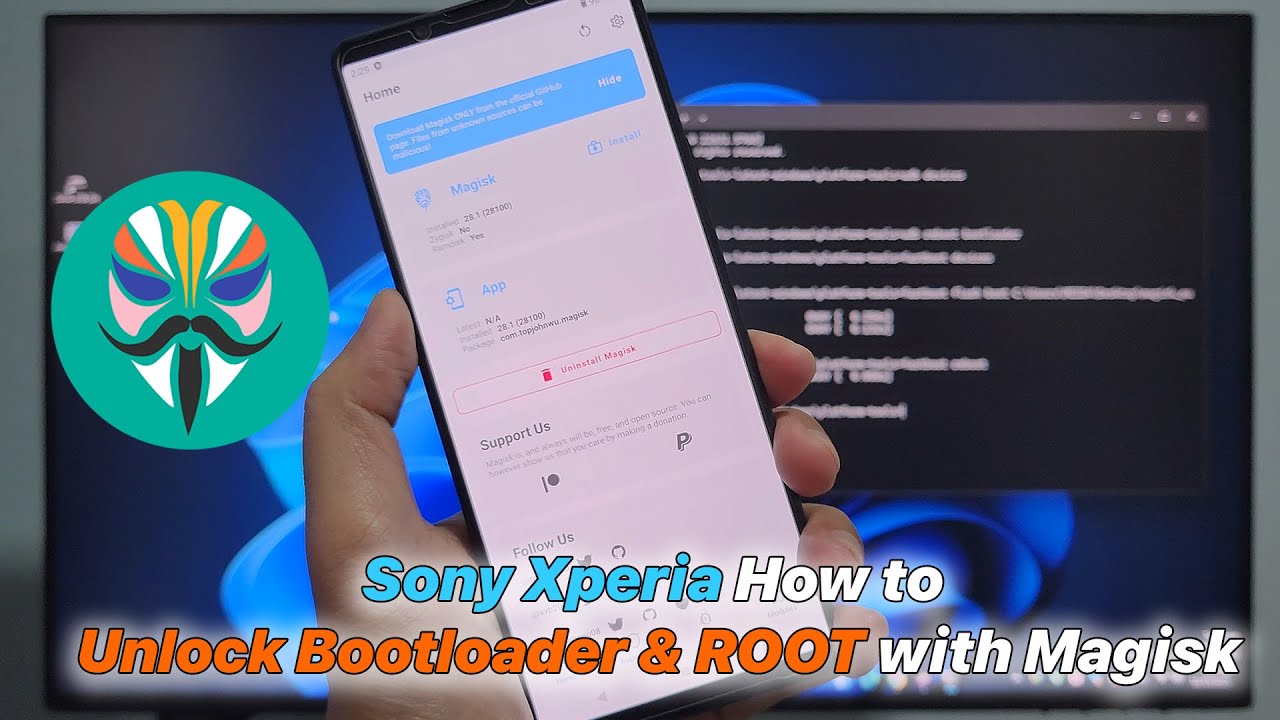 Sony Xperia – How to Unlock Bootloader & ROOT with Magisk