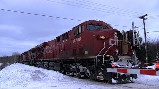 preview picture of video 'CP 8760 at Mactier (31JAN2014)'