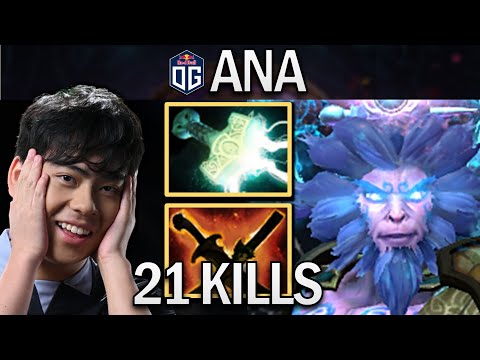 OG.ANA SMURF MONKEY KING - 21 KILLS - DOTA 2 PRO GAMEPLAY