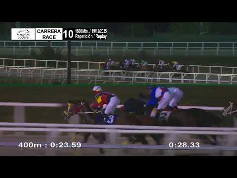 CARRERAS HIPÓDROMO MARONAS19/12/25 | EN VIVO | URUGUAY