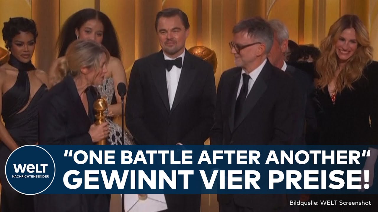 GOLDEN GLOBES: „One Battle After Another“ gewinnt vier Preise und gilt als Oscar-Favorit!