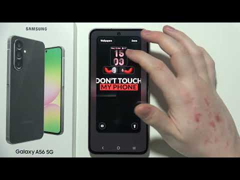 SAMSUNG Galaxy A56 5G: How to Change Clock Style for Always On Display