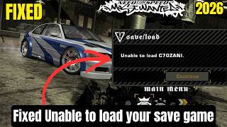 NFS Most Wanted 2005 Save File Damaged? FIX It in Minutes in 2026🔥