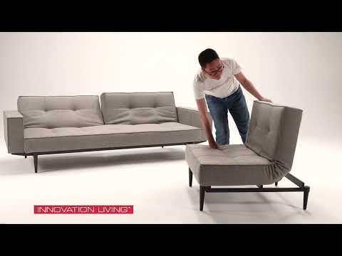 Splitback Styletto Sofa Bed With Arms and Chair - How To Operate