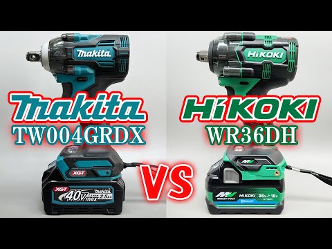 [Tools of Choice for Professionals] What's the Difference? Makita 40Vmax Impact Wrench vs. HiKOKI...