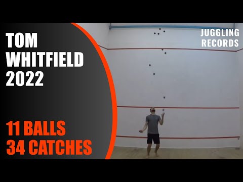 Tom Whitfield - 11 Balls - Juggling World Record