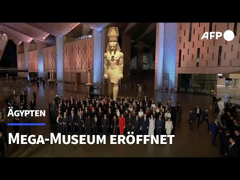 Steinmeier bei Eröffnung von Großem Ägyptischem Museum | AFP