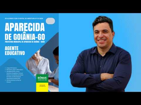 Apostila Concurso Prefeitura de Aparecida de Goiânia-GO 2026 - Agente Educativo