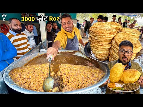 Rajasthan ka Viral Nashta King 😍 Pani Wale Chole Bhature | Street Food India