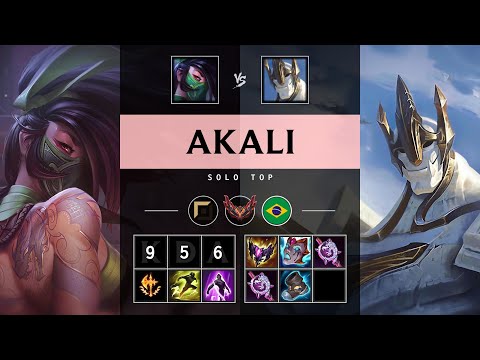 Akali Top vs Galio - BR Grandmaster Patch 25.15