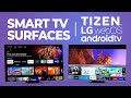 Best Smart TV Surfaces Comparison in 2022 - LG webOS, Samsung Tizen, Android TV
