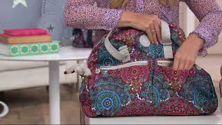 Kipling Nylon Oversized Satchel -Eugina on QVC