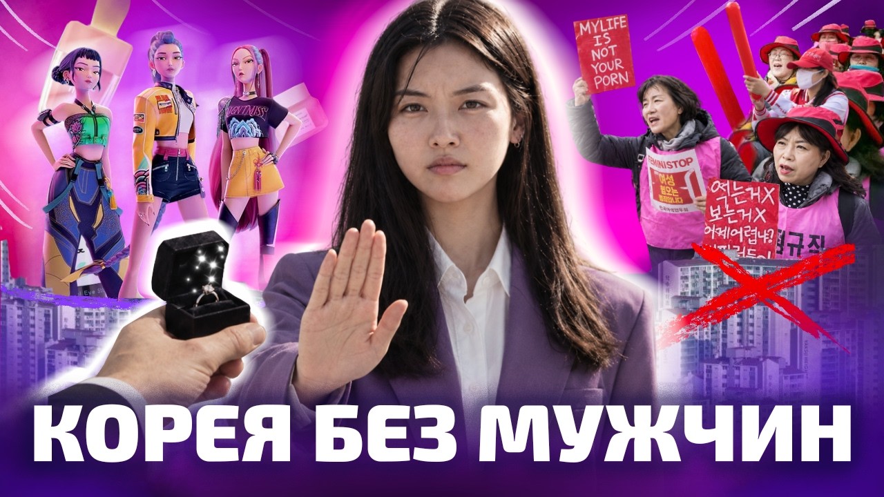 МУЖЧИНЫ БОЛЬШЕ НЕ НУЖНЫ! Движение 4B в Южной Корее (ОкКульт)