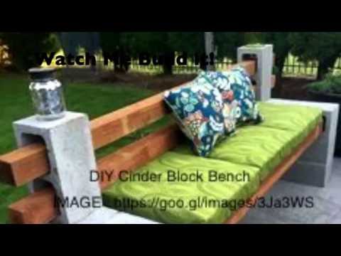 Cinder Block Bench