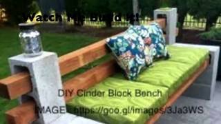 Cinder Block Bench