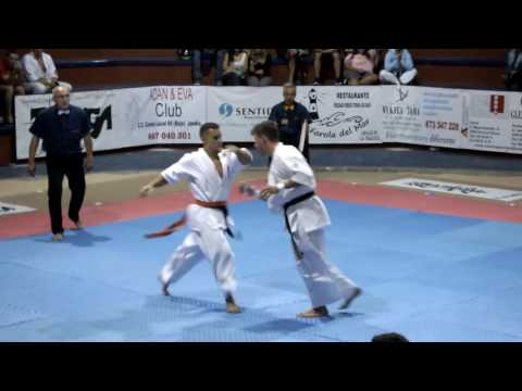 Semifinal Kumite Masculino SAMUEL QUESADA VS CARLOS DOMINGUEZ
